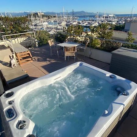 Penthouse Vue Mer Avec Rooftop,Jacuzzi,Et Parking Prive Antibes Ngoại thất bức ảnh