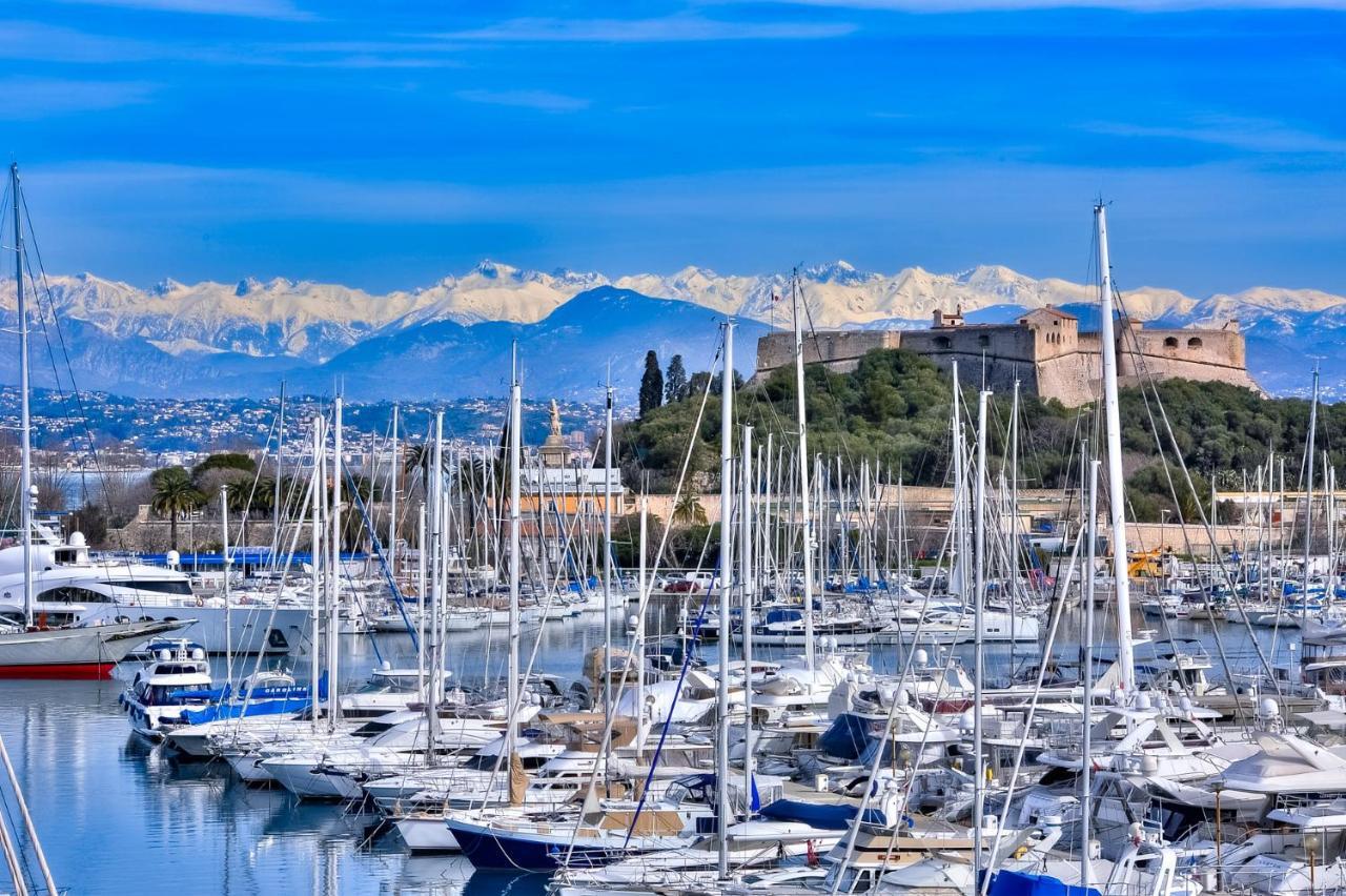 Penthouse Vue Mer Avec Rooftop,Jacuzzi,Et Parking Prive Antibes Ngoại thất bức ảnh